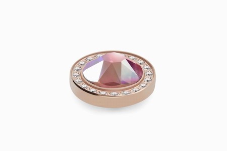 Qudo Rose Gold Topper Canino Deluxe 10.5mm - Light Rose AB